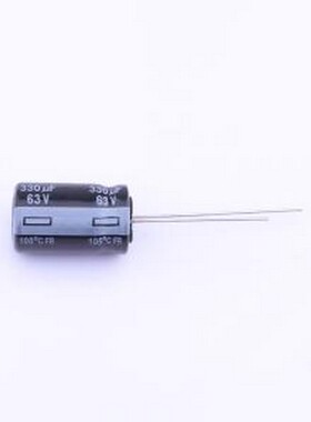 EEUFR1J331 直插铝电解电容 330uF ±20% 63V 插件,D12.5xL20mm