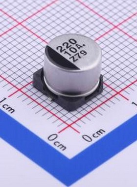 EEE1AA221AP 贴片型铝电解电容 220uF ±20% 10V SMD,D8xL6.2mm