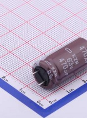 EKZN630EC3471MK251 直插铝电解电容 470uF ±20% 63V 插件,D12.5
