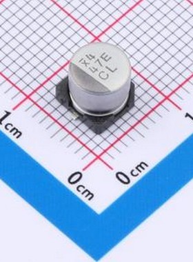 UCL1E470MCL1GS 贴片型铝电解电容 47uF ±20% 25V SMD,D6.3xL5.8