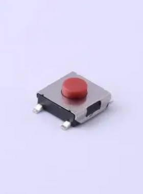 K2-1157SP-C3SW-01 6×6×3.1 4P 160G不锈钢弹片红色按柄 SMD,6.