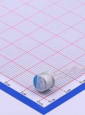 ORE820M1EBKF0807 固态电容 82uF ±20% 25V 插件,D8xL7mm