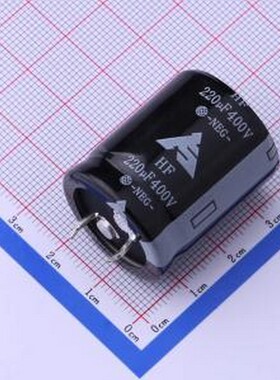 HFG221M25030FVA 牛角型电解电容 220uF ±20% 400V 插件,D25xL30