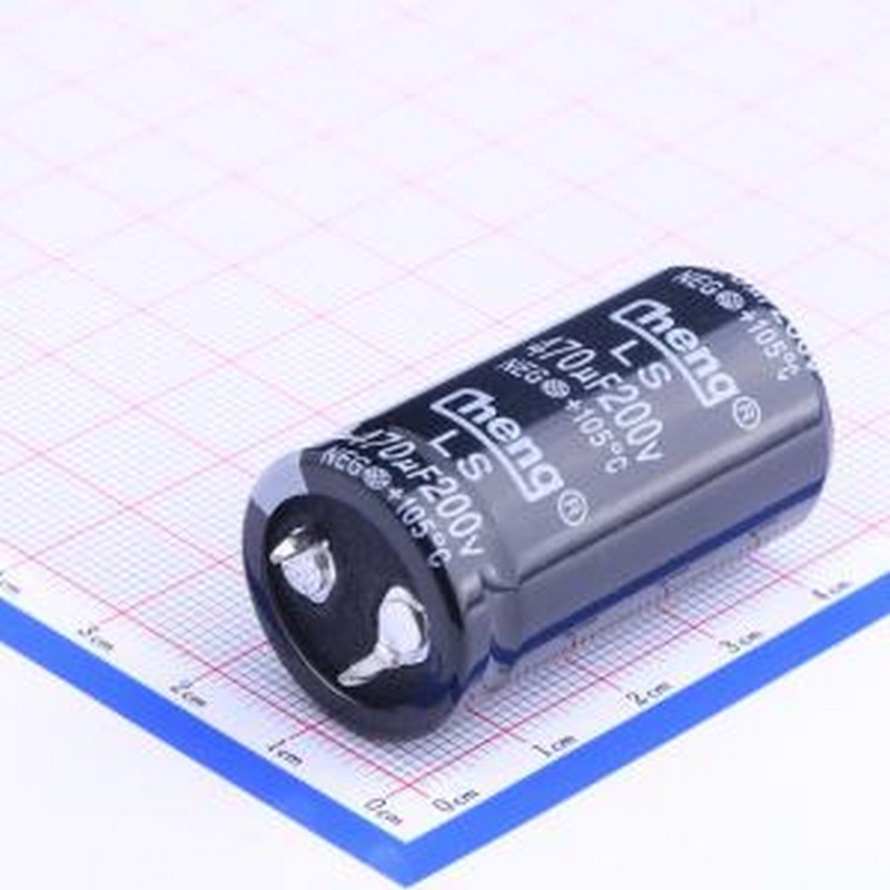 LS477M200N40RR0VH2SP0 牛角型电解电容 470uF ±20% 200V 插件,D