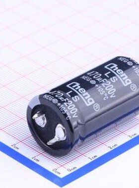 LS477M200N40RR0VH2SP0 牛角型电解电容 470uF ±20% 200V 插件,D