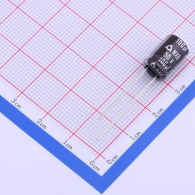 NXB 50V100 8*11.5 直插铝电解电容 100uF ±20% 50V 插件,D8xL11