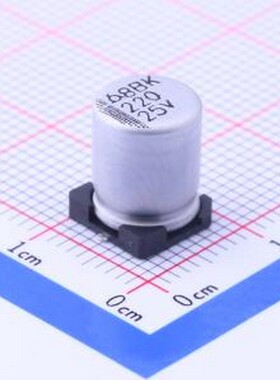 MVK 25V220 8*10 贴片型铝电解电容 220uF ±20% 25V SMD,D8xL10m