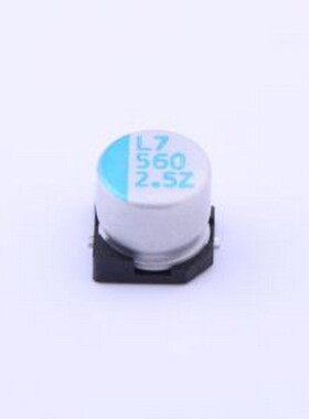 OVZ561M0ETR-0606 固态电容 560uF ±20% 2.5V SMD,D6.3xL5.9mm