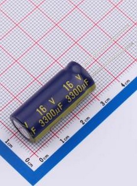 CX332MDC30BP 直插铝电解电容 3300uF ±20% 16V 插件,D13xL30mm