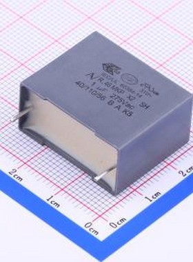 R46KN4100JPM1M 安规电容 等级:X2 1uF ±20% 275V 插件,P=22.5mm
