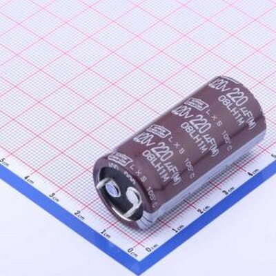 ELXS421VSN221MP45S 牛角型电解电容 220uF ±20% 420V 插件,D22x