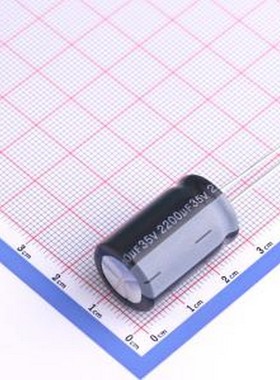 RJA222M1VBK-1625 直插铝电解电容 2200uF ±20% 35V 插件,D16xL2