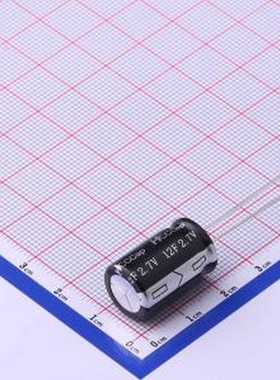 HCAP-C 2R7 126 超级电容器 12F10%~+30% 2.7V 插件,P=5mm
