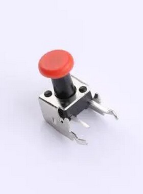 TSA06231-110B312CA-003B 6*6*11φ6*1红帽卧插支架轻触开关180gf