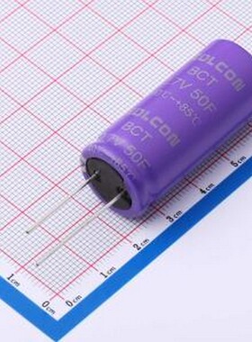 BCT2R7M506YS1840A2NP01 超级电容器 50F20%~+50% 2.7V 插件,D1