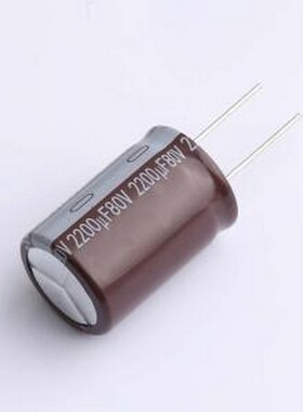 OLKK3151K222MF 直插铝电解电容 2200uF ±20% 80V 插件,D22xL31.