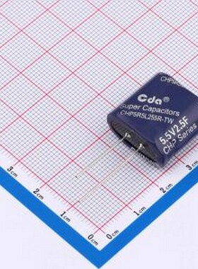 CHP5R5L255R-TWX DB 超级电容器 5.5V 2.5F 插件,P=5mm