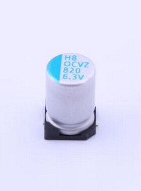 OVZ821M0JTR-0812 固态电容 820uF ±20% 6.3V SMD,D8xL12mm