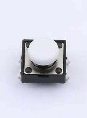 TSA12111-080B512CA-001E 12*12*8φ8*1白帽轻触开关 插件-4P,11.