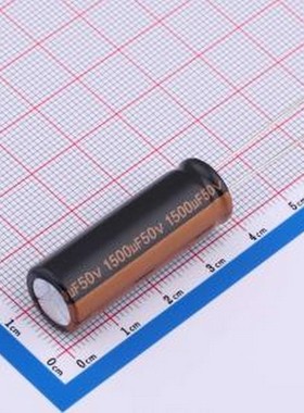 RXK152M1HBKF1335 直插铝电解电容 1500uF ±20% 50V 插件,D12.5x