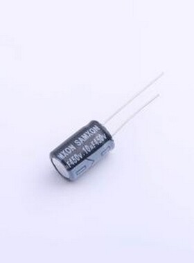 ERT106M2WG16RR 直插铝电解电容 10uF ±20% 450V 插件,D10xL16mm