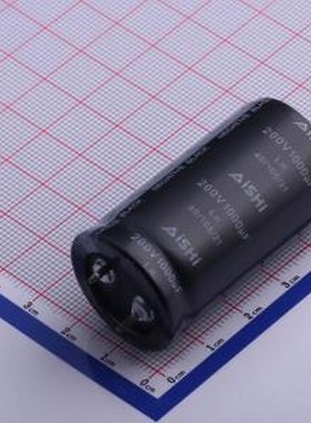 ELH2DM102P45KT 牛角型电解电容 1000uF ±20% 200V 插件,D25xL45