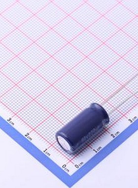 ERR1BM221G20OT 直插铝电解电容 220uF ±20% 80V CLEAR 紫色PET