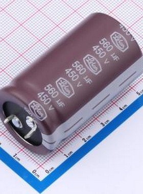 LSG561M2W--A3050N 牛角型电解电容 560uF ±20% 450V 插件,D30xL