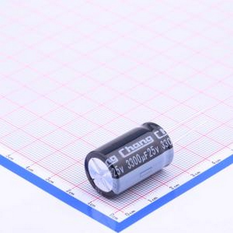 KM1E332ML250A00CV0 直插铝电解电容 3300uF ±20% 25V 插件,D16x