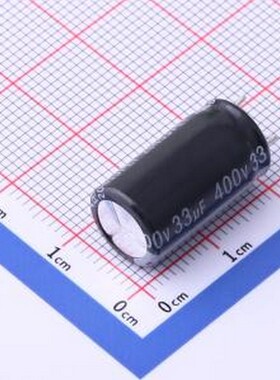 ERK2GM330G18C33TH 直插铝电解电容 33uF ±20% 400V 插件,D10xL1