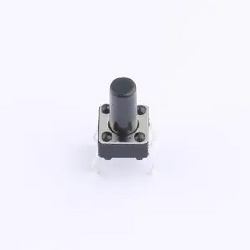 TSA06131-105B512CA 6*6*10.5直插轻触开关280gf 插件-4P,6.1x6.1
