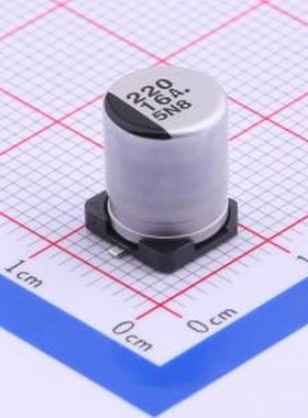 EEE1CA221P 贴片型铝电解电容 220uF ±20% 16V SMD,D8xL10.2mm