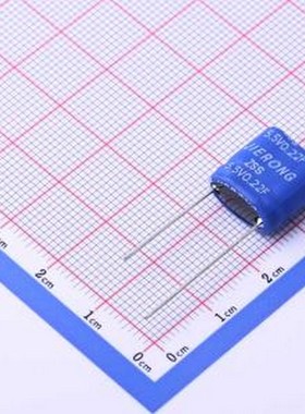 UMZSS5R5224N130614E 超级电容器 0.22F 0%~+30% 5.5V 插件,P=9mm