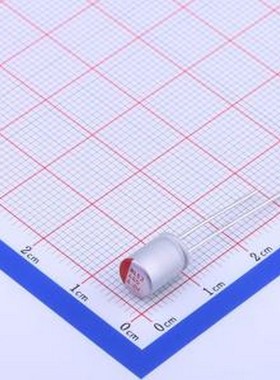 8681LAMAA08E2RR00O 固态电容 680uF ±20% 6.3V 插件,D6.3xL8mm