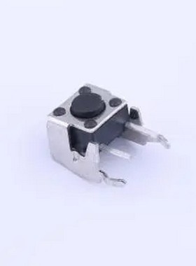 YTSD009A0432501A 6*6*4.3mm 卧插 轻触开关 弯插-4P,6x6mm 轻触