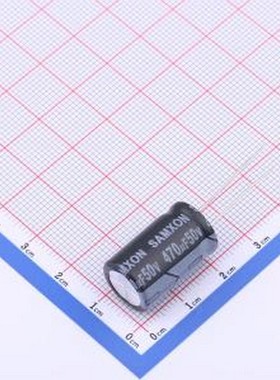 EGY477M1HI20RRSHP 直插铝电解电容 470uF ±20% 50V 插件,D12.5x