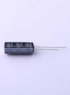 EEUFS1J331L 直插铝电解电容 330uF ±20% 63V 插件,D10xL25mm