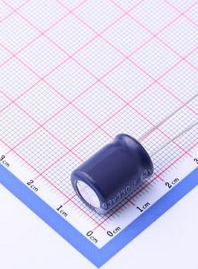 ERS1JM331W16OTR 直插铝电解电容 330uF 63V CLEAR 紫色PET 插件,