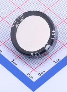 SCE5R5C105 超级电容器 1F20%~+80% 5.5V 插件