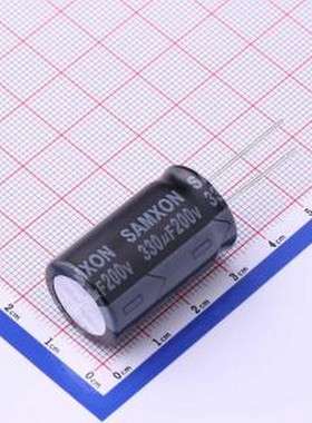 EKM337M2DL30RR 直插铝电解电容 330uF ±20% 200V 插件,D18xL30m