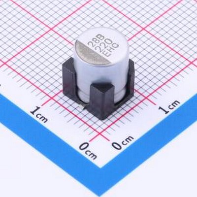 HHXC250GRA221MHA0G 固液混合铝电解电容器 220uF ±20% 25V SMD,