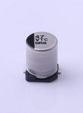 EEETC1V470P 贴片型铝电解电容 47uF ±20% 35V SMD,D8xL10.2mm