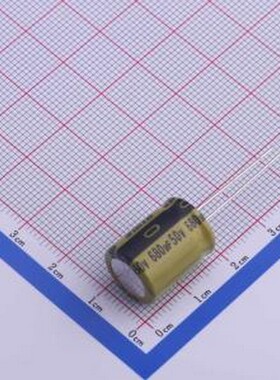 LKML1601H681MF 直插铝电解电容 680uF ±20% 50V 插件,D12.5xL16