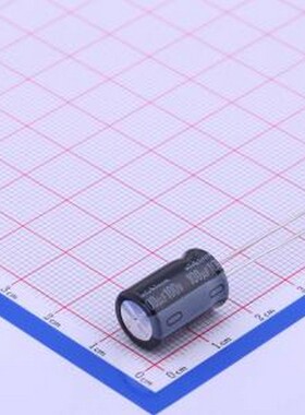 UVK2A101MPD 直插铝电解电容 100uF ±20% 100V 插件,D10xL16mm