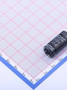 CG330MOC25B 直插铝电解电容 33uF ±20% 400V 插件,D13xL25mm