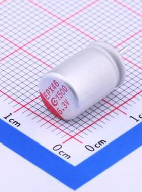 6R3AREP152M08A2E12P35 固态电容 1500uF ±20% 6.3V 插件,D8xL11