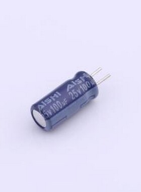 ERR1EM101D11C35T 直插铝电解电容 100uF ±20% 25V 插件,D5xL11m