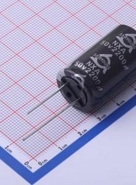 NXA50V2200M18*31.5 LO 直插铝电解电容 2200uF ±20% 50V 插件,D
