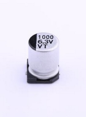 VT0J102M0810 贴片型铝电解电容 1000uF ±20% 6.3V SMD,D8xL10.2