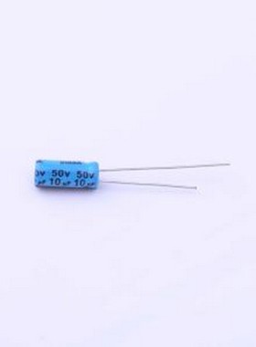 ECR1HPT100MLL050011 直插铝电解电容 10uF ±20% 50V 插件,D5xL1